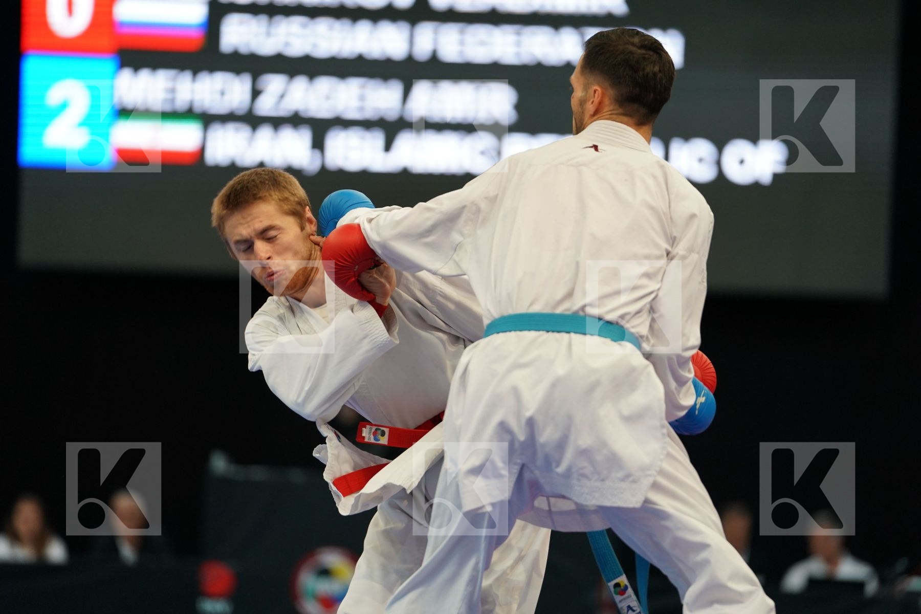 Iran  islamic republic of Kalashnikov Vladimir Male kumite -60 k