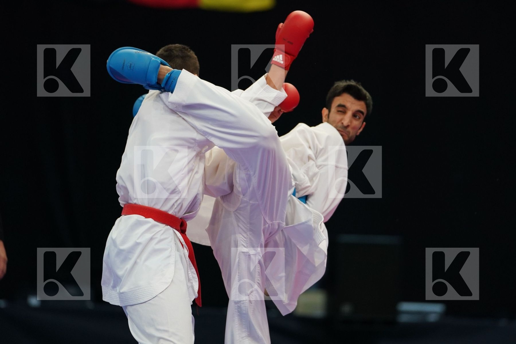 Agoudjil Sofiane France Kaya Aykut Male kumite -60 kg Turkey