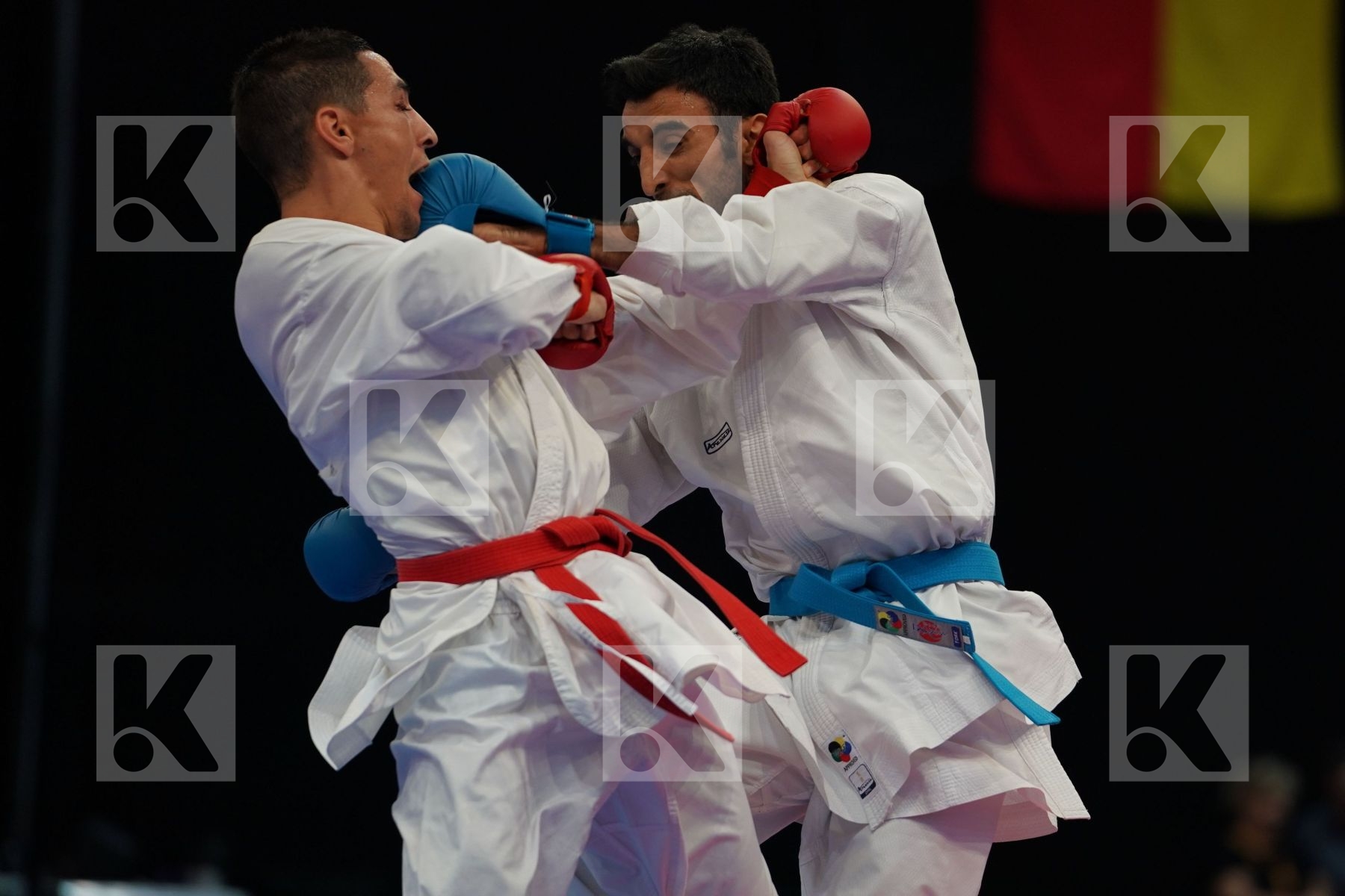 Agoudjil Sofiane France Kaya Aykut Male kumite -60 kg Turkey