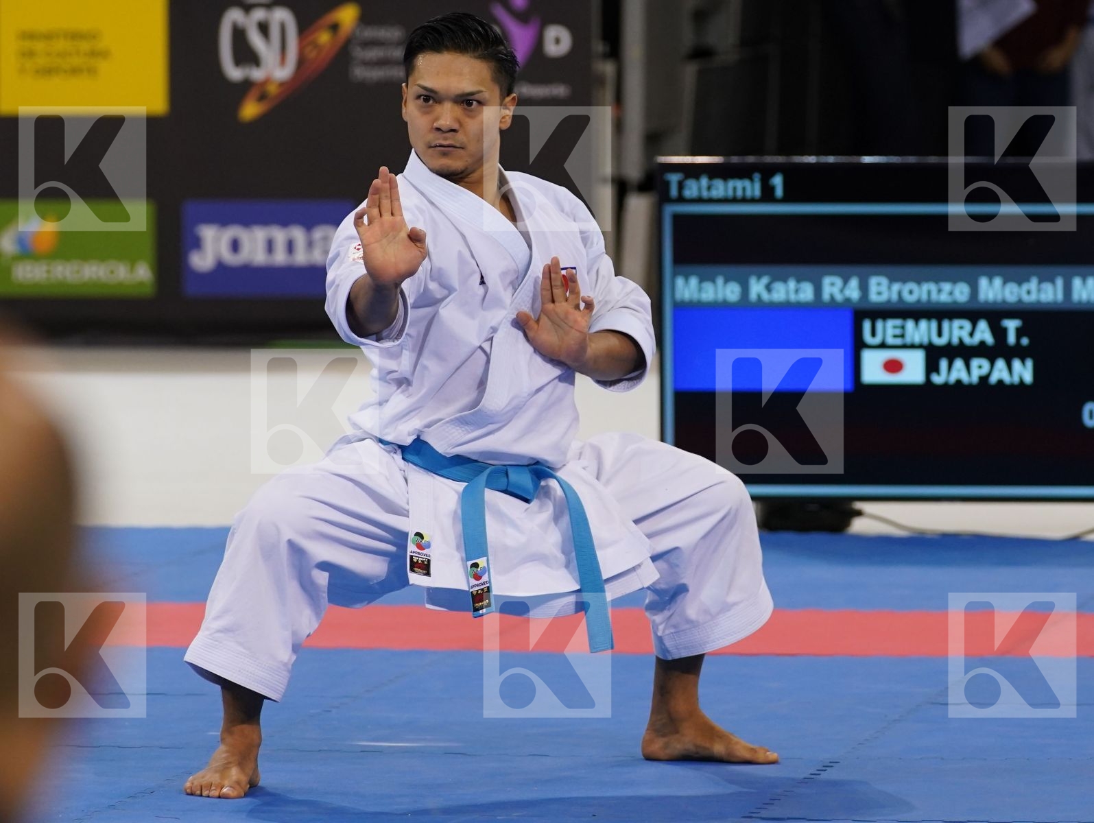 UEMURA TAKUYA (JAPAN) in Senior Male Kata - Bronze bout