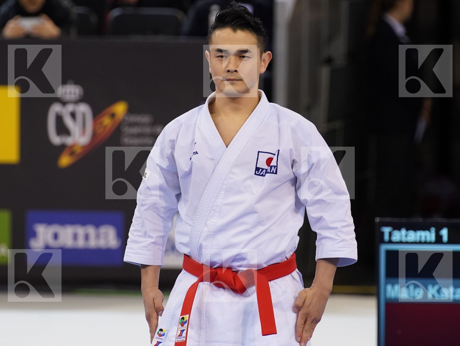 SHIMBABA ISSEI (JAPAN) in Senior Male Kata - Bronze bout