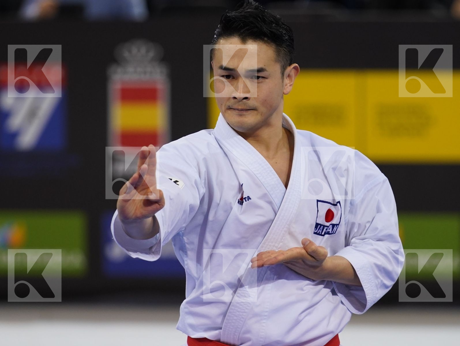SHIMBABA ISSEI (JAPAN) in Senior Male Kata - Bronze bout