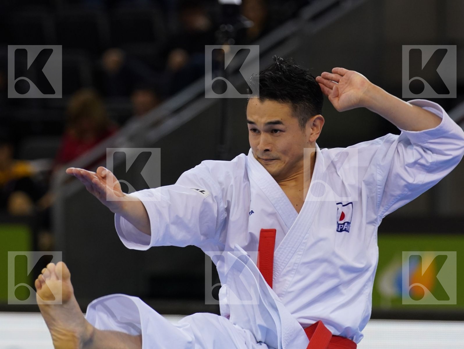 SHIMBABA ISSEI (JAPAN) in Senior Male Kata - Bronze bout