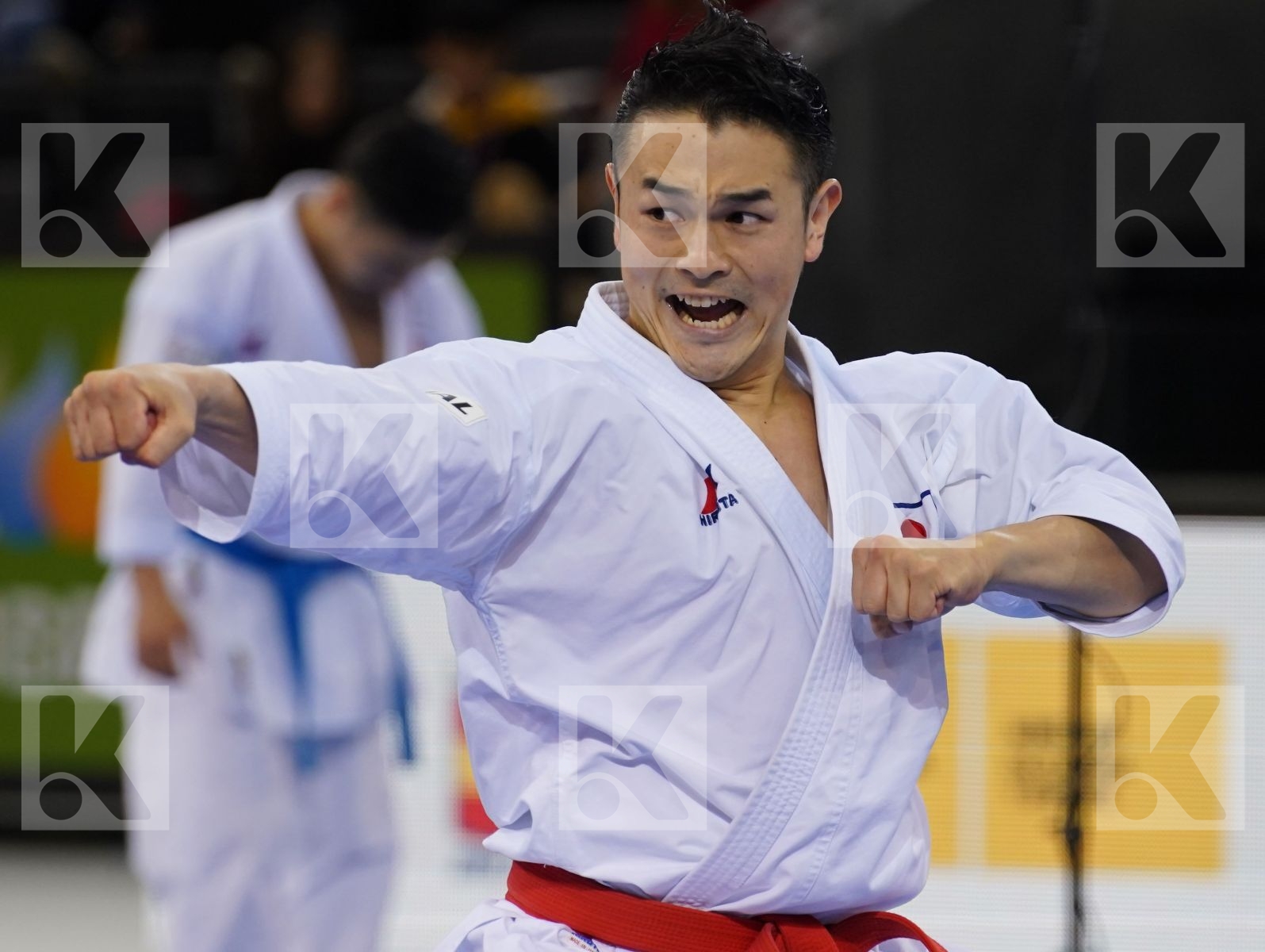 SHIMBABA ISSEI (JAPAN) in Senior Male Kata - Bronze bout