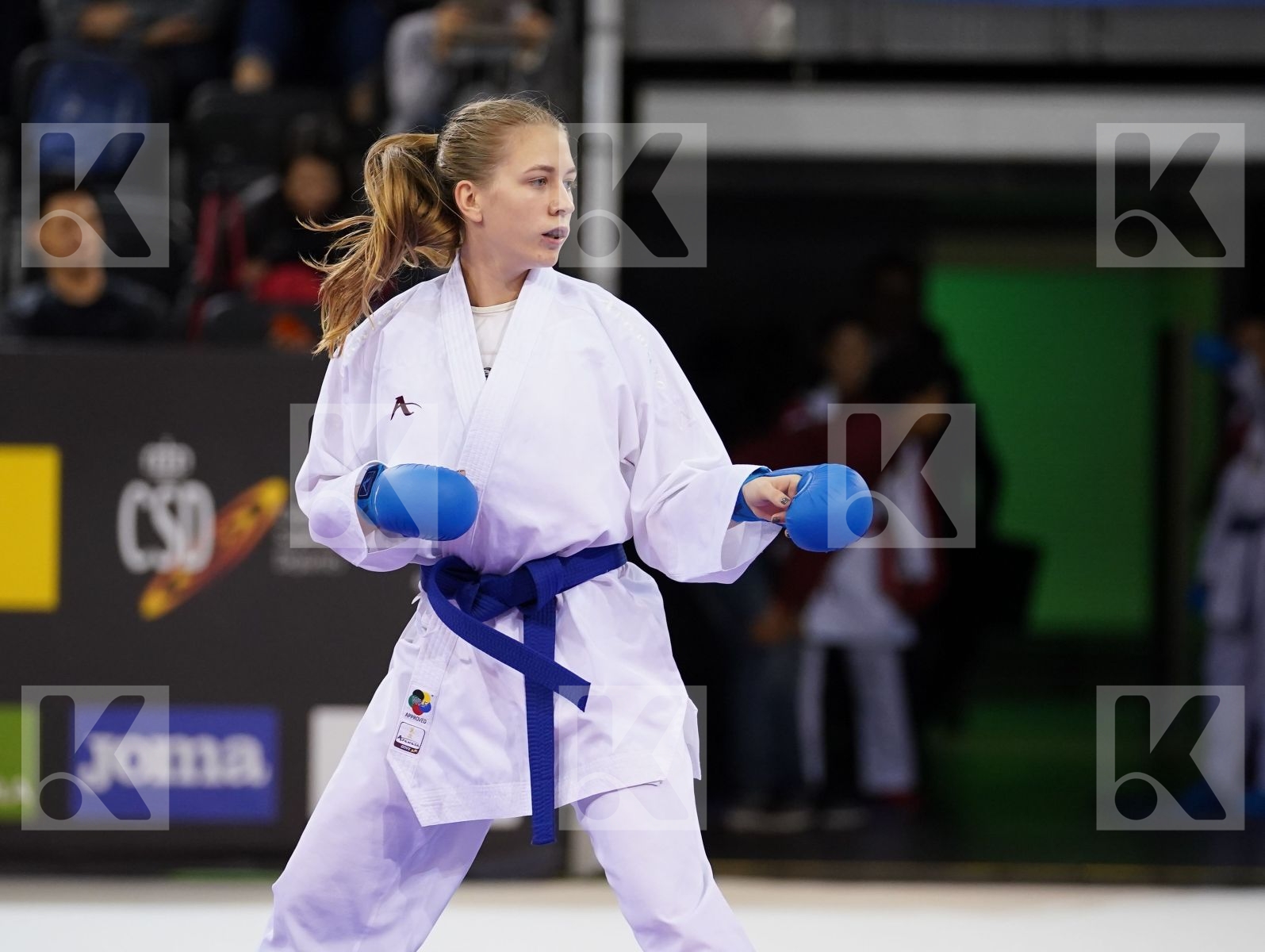 SAYED RADWA (EGYPT) vs RYBALCHENKO TATIANA (RUSSIAN FEDERATION) in Senior Kumite -50 Kg - Bronze bout