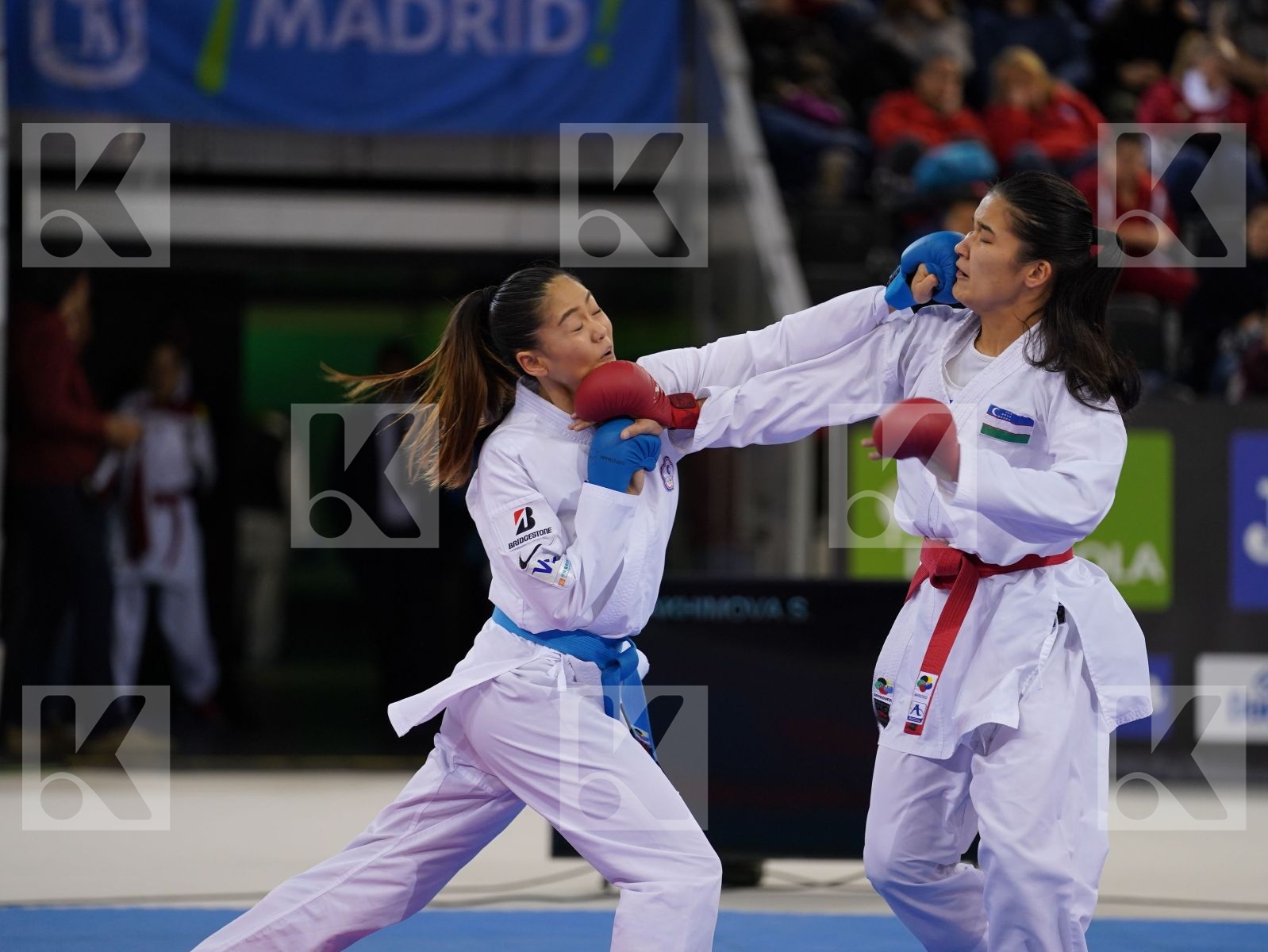 RAKHIMOVA SEVINCH (UZBEKISTAN) vs WEN TZU-YUN (CHINESE TAIPEI) in Senior Kumite -55 Kg - Bronze bout