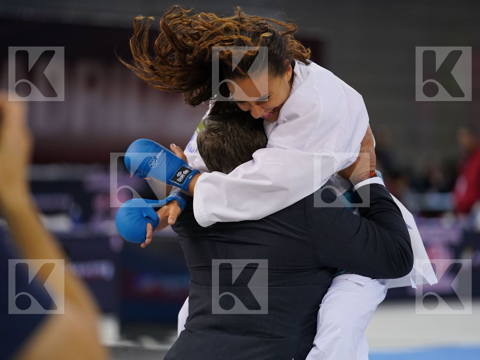 BITSCH JANA (GERMANY) vs FERNANDEZ OSORIO CARLOTA (SPAIN) in Senior Kumite -55 Kg - Bronze bout