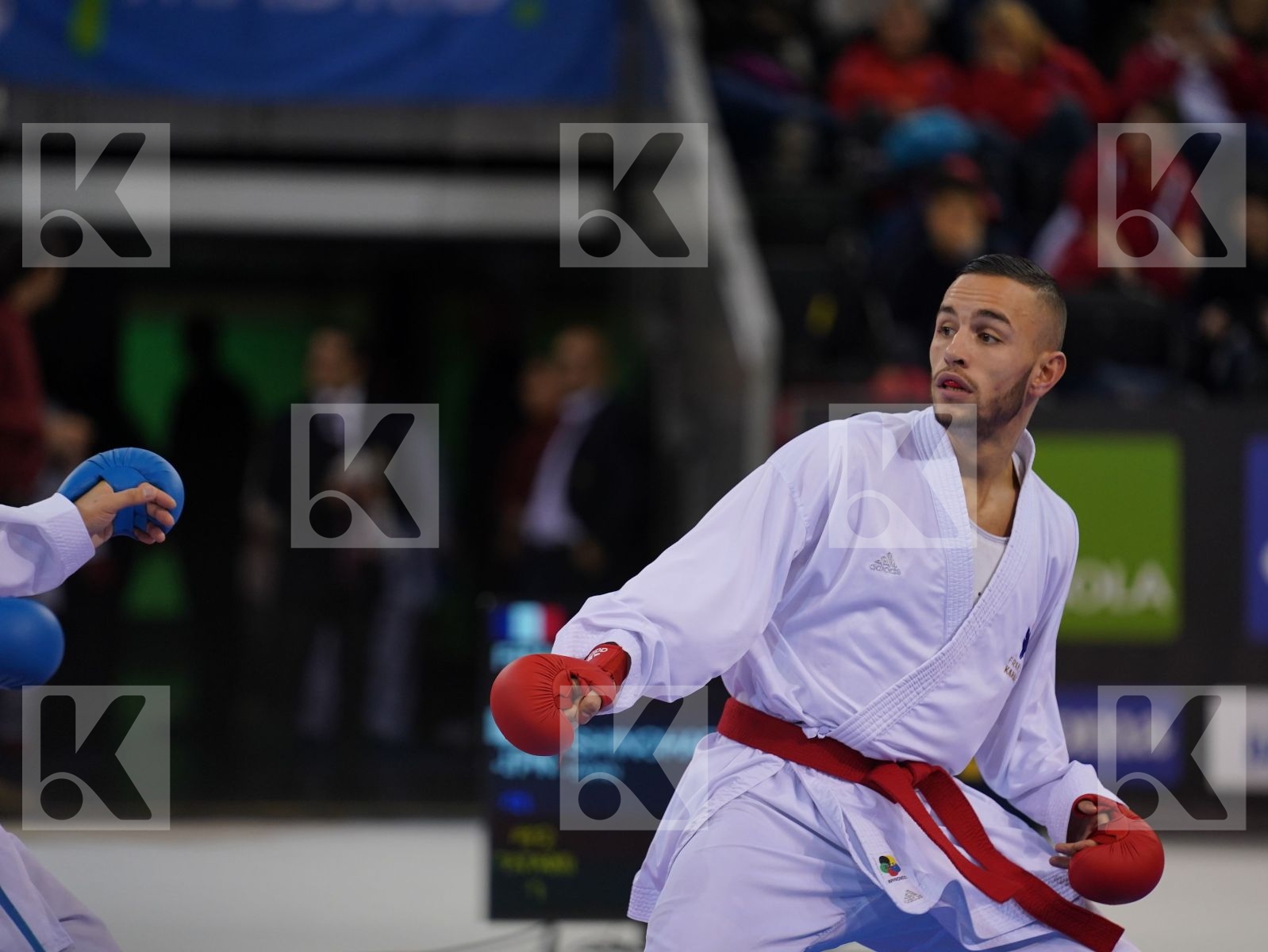 DACOSTA STEVEN (FRANCE) vs SHINOHARA HIROTO (JAPAN) in Senior Kumite -67 Kg - Bronze bout
