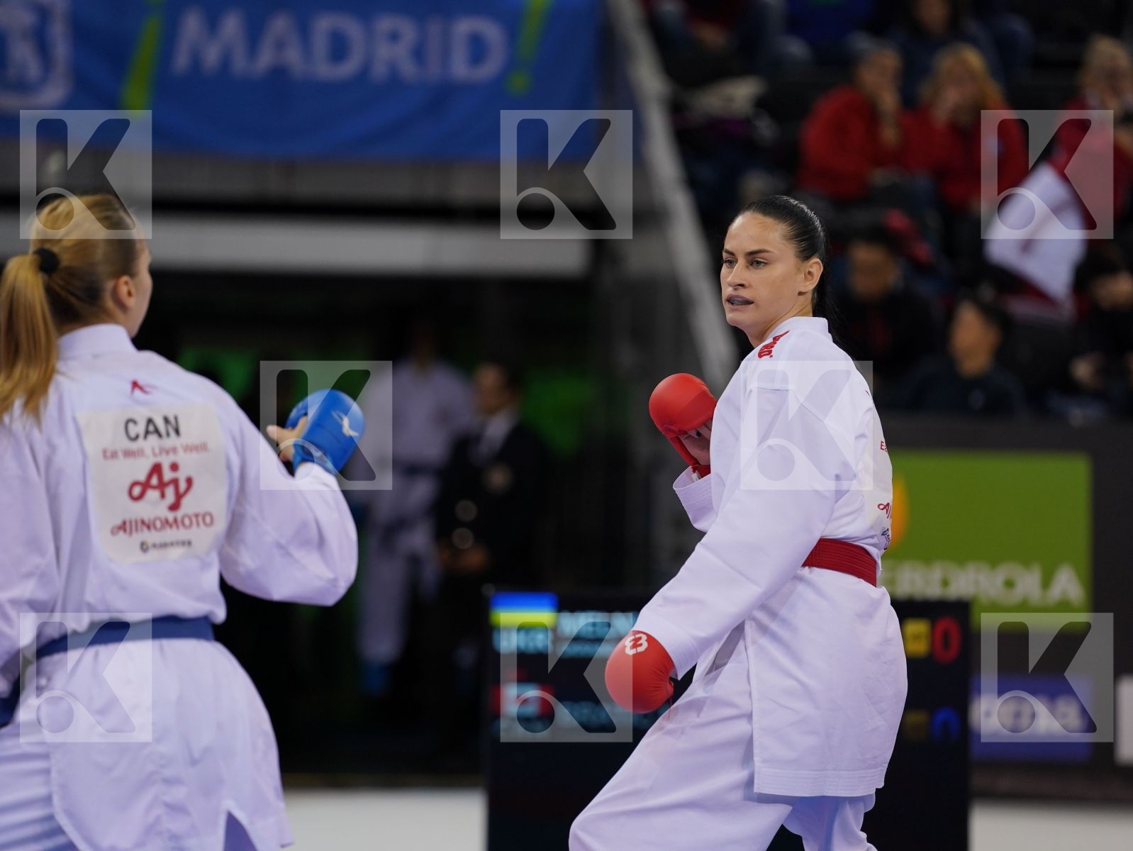 MELNYK HALYNA (UKRAINE) vs BRATIC MELISSA (CANADA) in Senior Kumite -68 Kg - Bronze bout