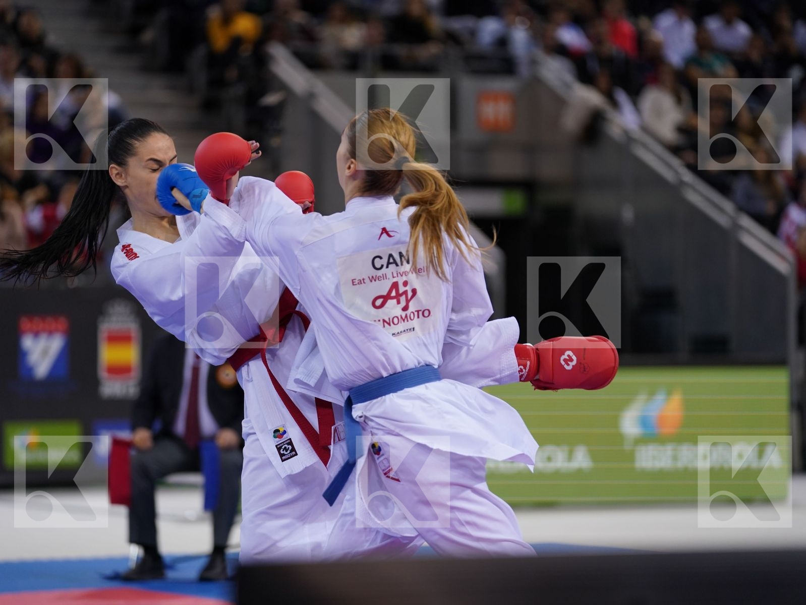 MELNYK HALYNA (UKRAINE) vs BRATIC MELISSA (CANADA) in Senior Kumite -68 Kg - Bronze bout