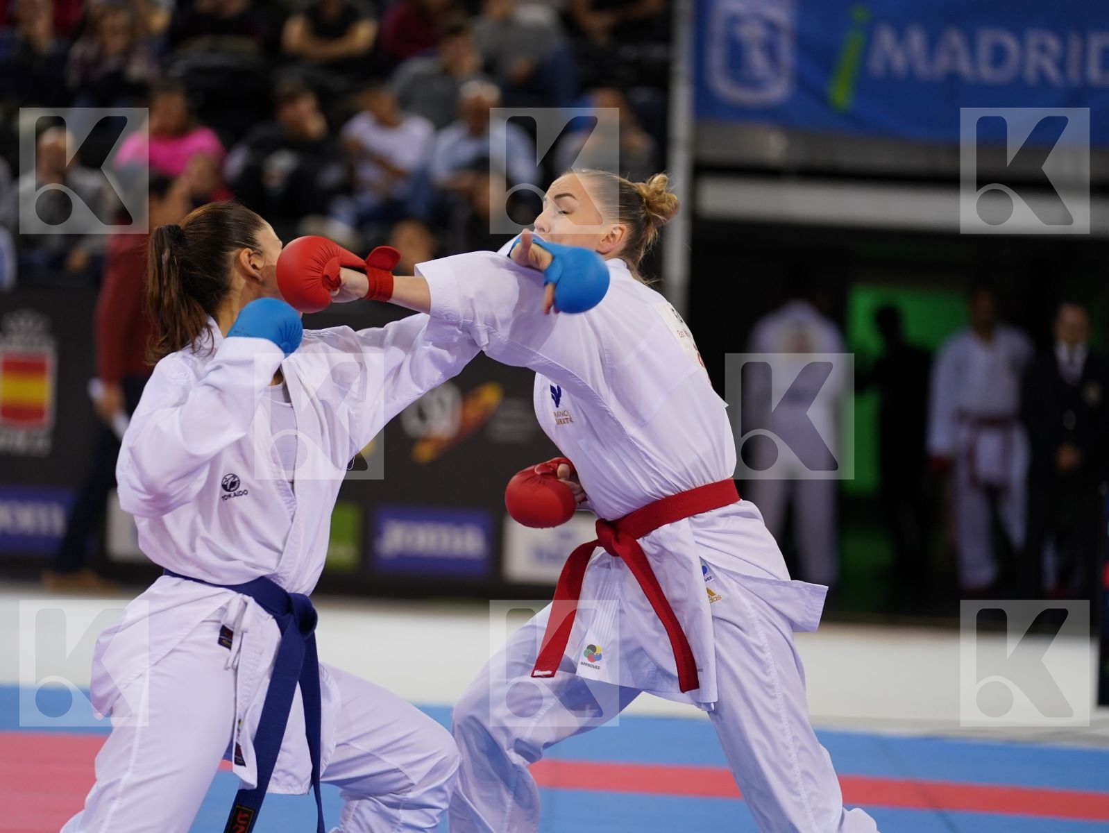 AGIER ALIZEE (FRANCE) vs QUIRICI ELENA (SWITZERLAND) in Senior Kumite -68 Kg - Bronze bout