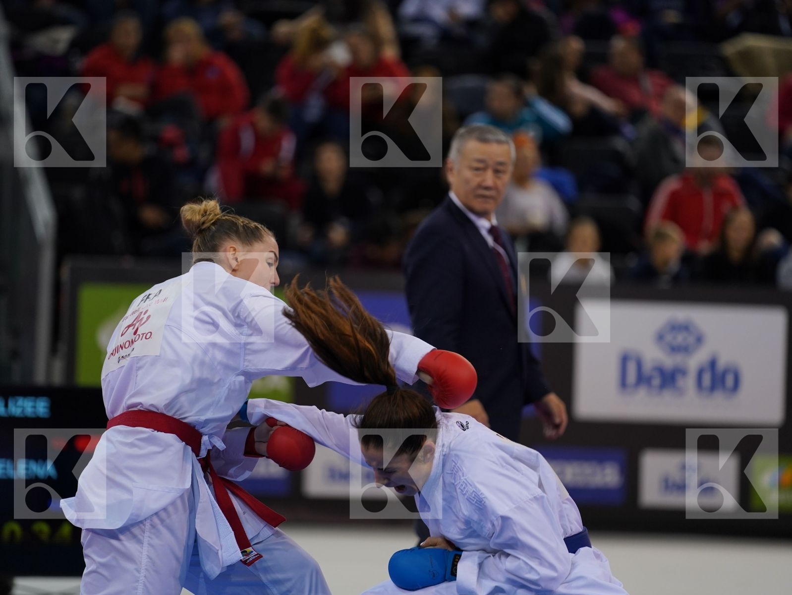 AGIER ALIZEE (FRANCE) vs QUIRICI ELENA (SWITZERLAND) in Senior Kumite -68 Kg - Bronze bout