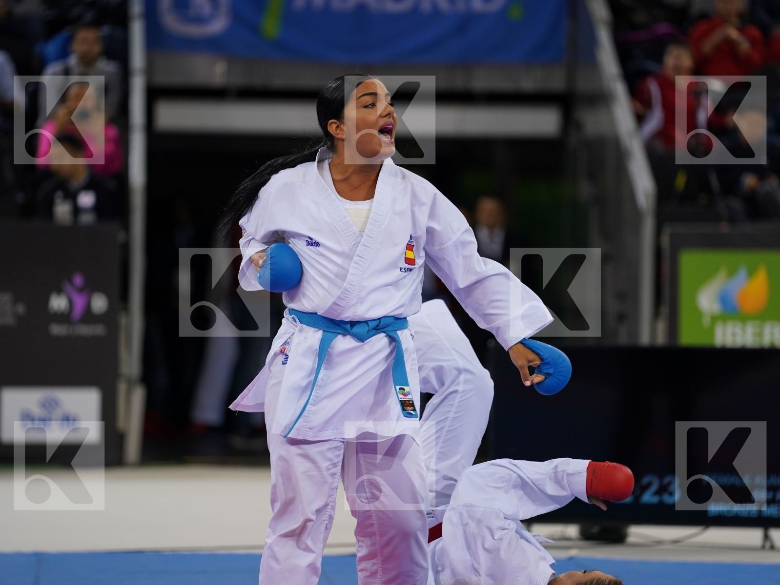 FERRACUTI CLIO (ITALY) vs TORRES GARCIA MARIA (SPAIN) in Senior Kumite 68+ Kg - Bronze bout