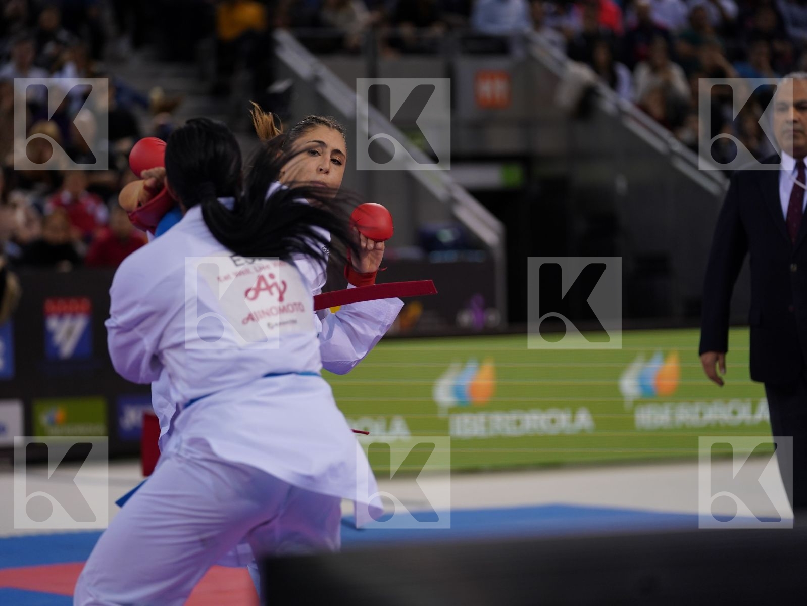FERRACUTI CLIO (ITALY) vs TORRES GARCIA MARIA (SPAIN) in Senior Kumite 68+ Kg - Bronze bout