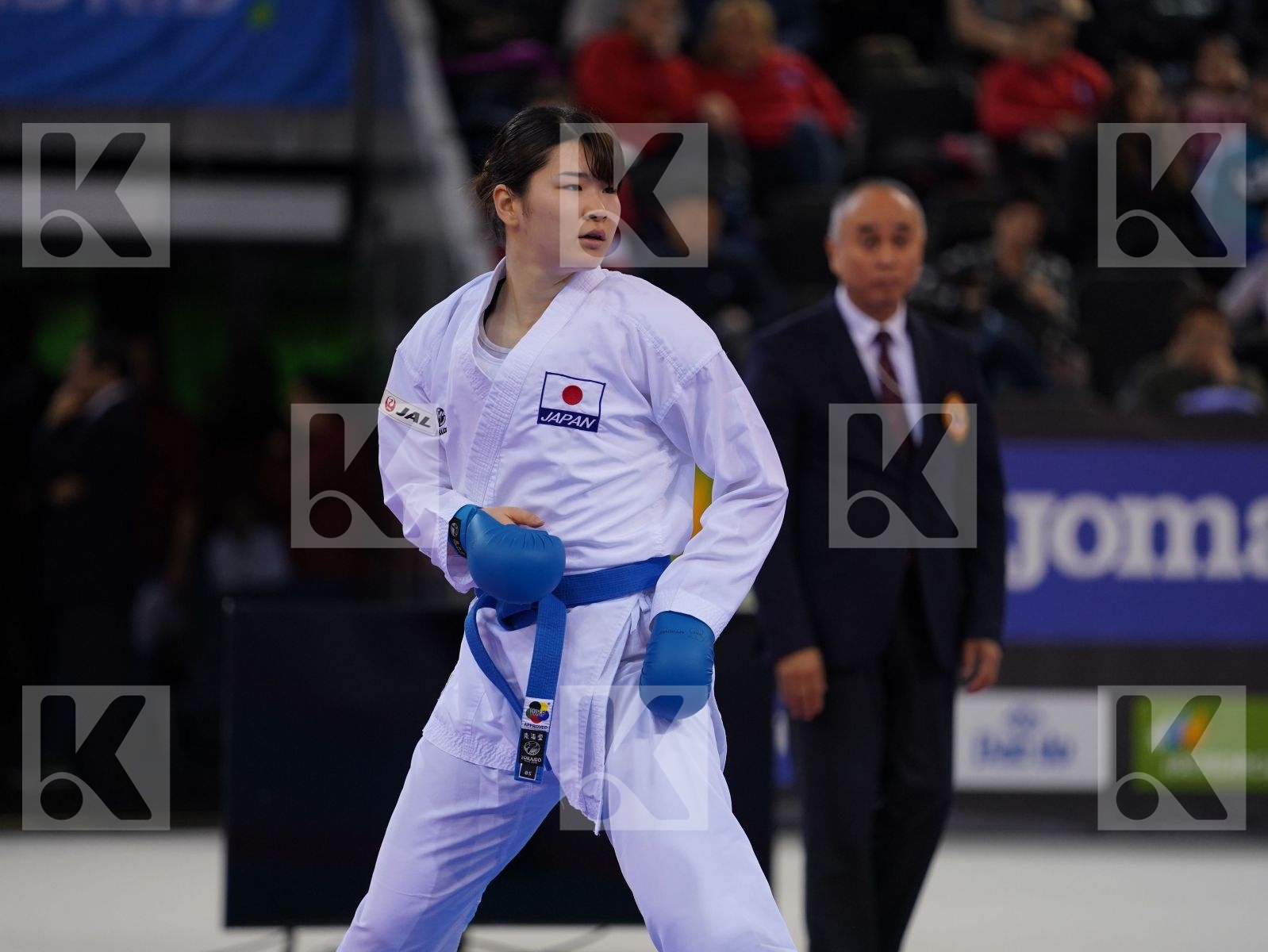 ABBASALI HAMIDEH (ISLAMIC REPUBLIC OF IRAN) vs SAITO AYAKA (JAPAN) in Senior Kumite 68+ Kg - Bronze bout
