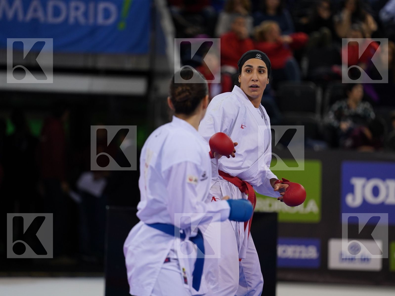 ABBASALI HAMIDEH (ISLAMIC REPUBLIC OF IRAN) vs SAITO AYAKA (JAPAN) in Senior Kumite 68+ Kg - Bronze bout