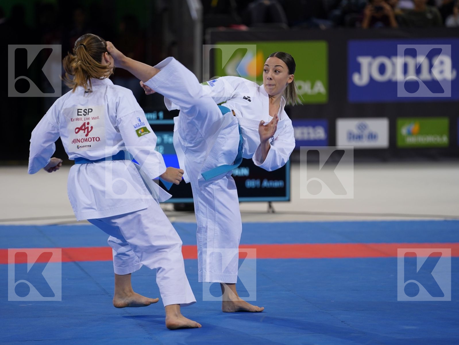 SPAIN in Senior Team Female Kata - Bronze bout