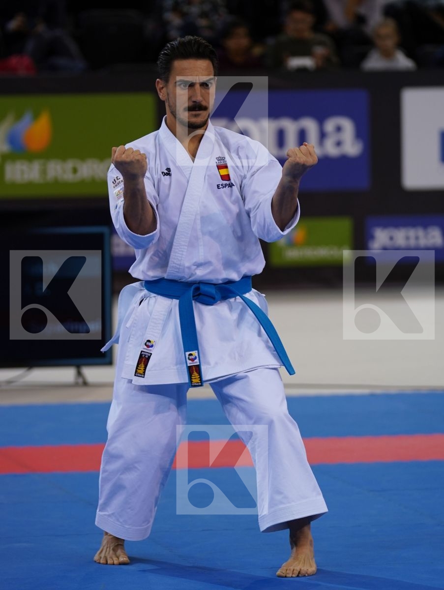 QUINTERO CAPDEVILA DAMIAN HUGO (SPAIN) in Senior Male Kata - Gold bout