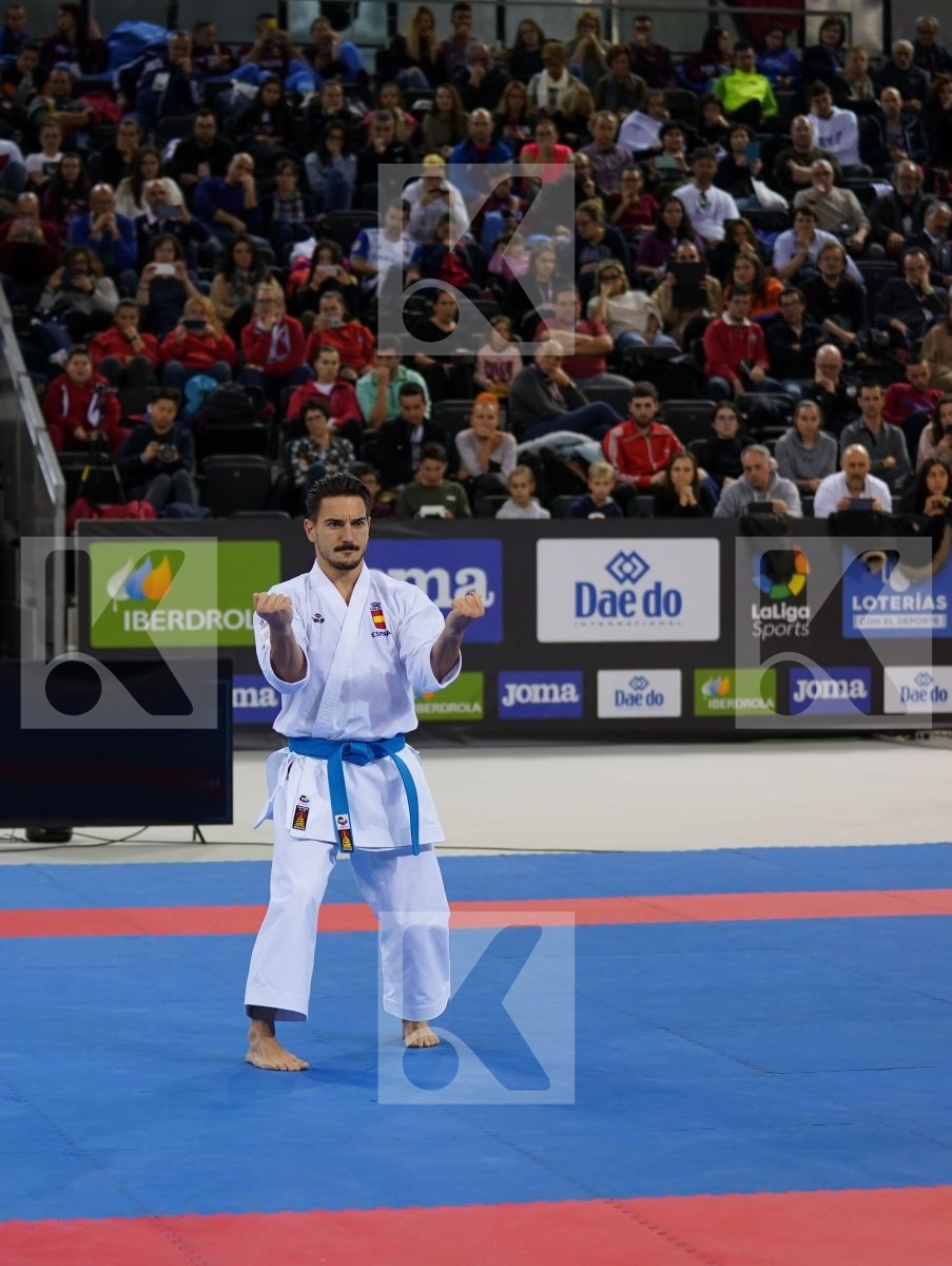 QUINTERO CAPDEVILA DAMIAN HUGO (SPAIN) in Senior Male Kata - Gold bout