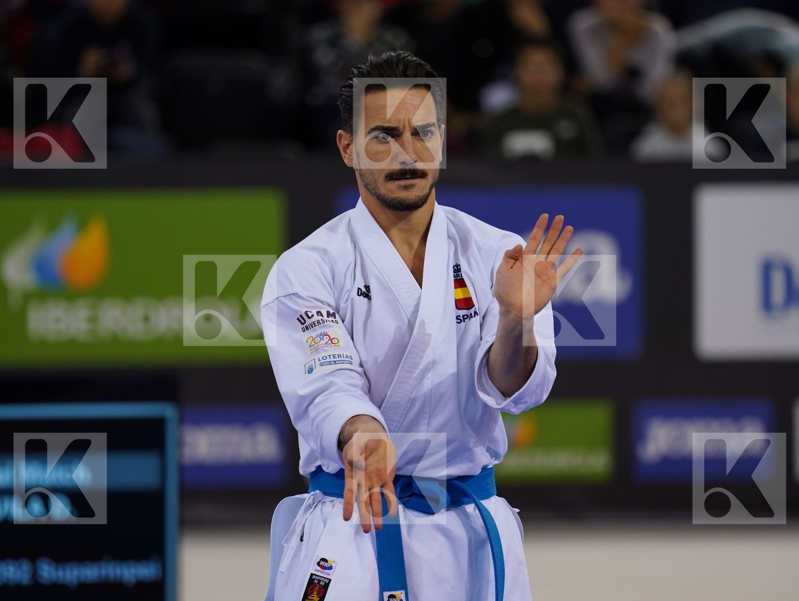 QUINTERO CAPDEVILA DAMIAN HUGO (SPAIN) in Senior Male Kata - Gold bout