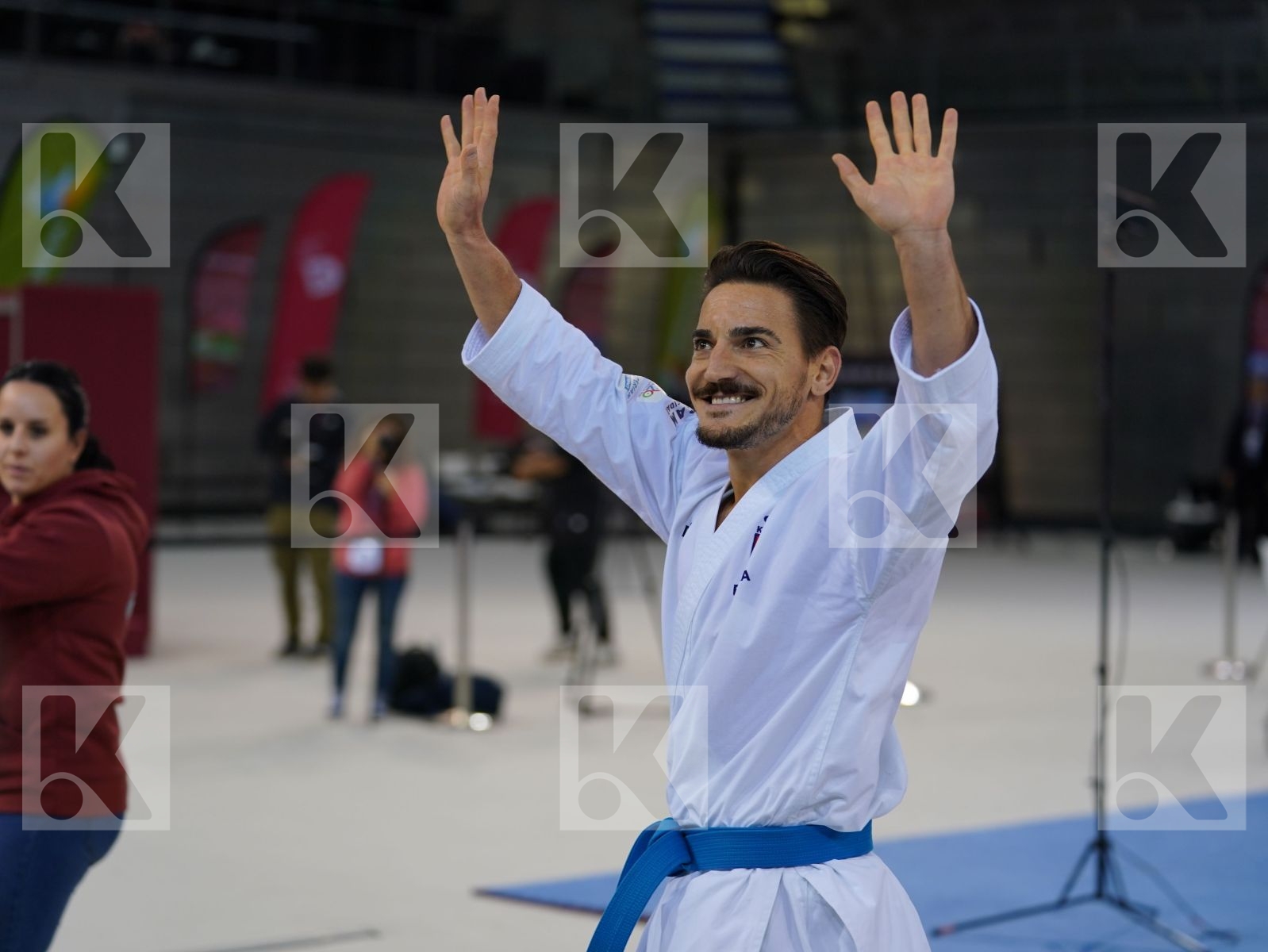 QUINTERO CAPDEVILA DAMIAN HUGO (SPAIN) in Senior Male Kata - Gold bout