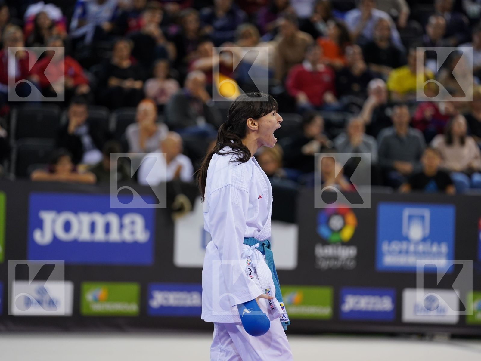 YAKAN TUBA (TURKEY) vs ATTIA YASSMIN (EGYPT) in Senior Kumite -55 Kg - Gold bout