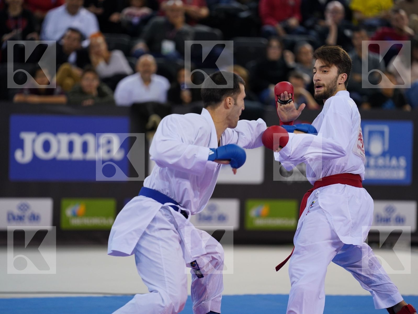 OZER OMER ABDURRAHIM (TURKEY) vs MEHDIZADEH AMIR (ISLAMIC REPUBLIC OF IRAN) in Senior Kumite -67 Kg - Gold bout