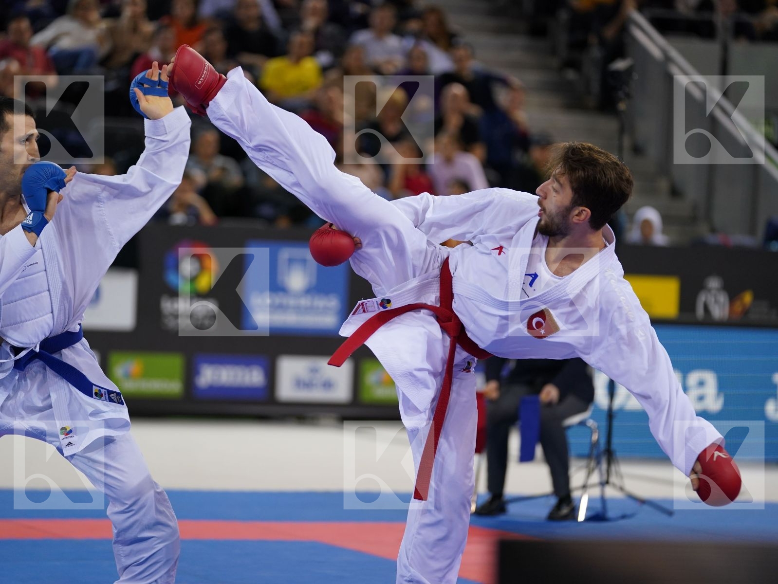 OZER OMER ABDURRAHIM (TURKEY) vs MEHDIZADEH AMIR (ISLAMIC REPUBLIC OF IRAN) in Senior Kumite -67 Kg - Gold bout
