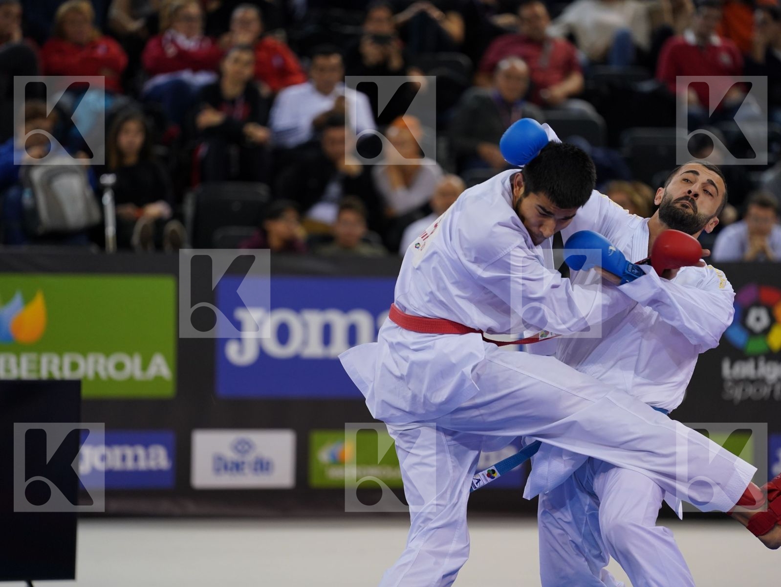 YULDASHEV DANIYAR (KAZAKHSTAN) vs AKTAS UGUR (TURKEY) in Senior Kumite -84 Kg - Gold bout