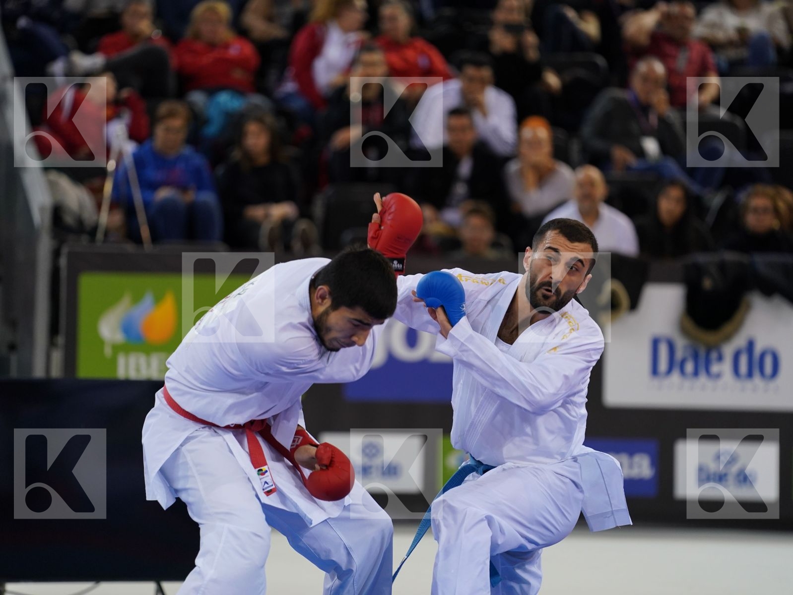 YULDASHEV DANIYAR (KAZAKHSTAN) vs AKTAS UGUR (TURKEY) in Senior Kumite -84 Kg - Gold bout