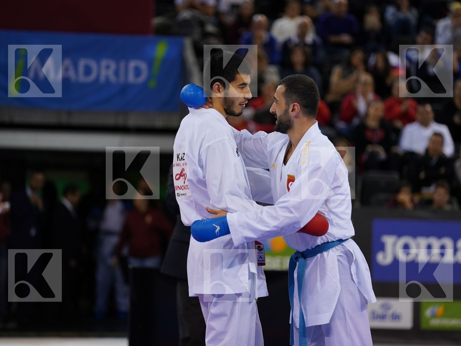 YULDASHEV DANIYAR (KAZAKHSTAN) vs AKTAS UGUR (TURKEY) in Senior Kumite -84 Kg - Gold bout