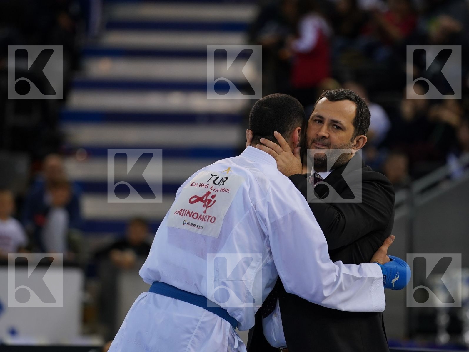 YULDASHEV DANIYAR (KAZAKHSTAN) vs AKTAS UGUR (TURKEY) in Senior Kumite -84 Kg - Gold bout