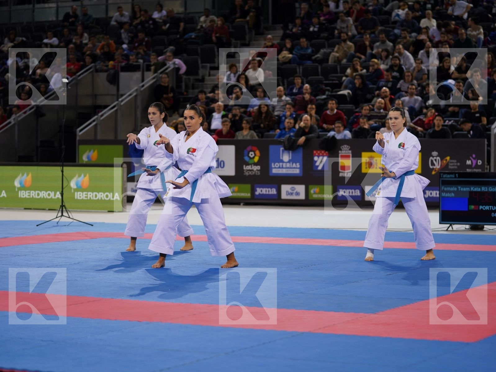 PORTUGAL in Senior Team Female Kata - Gold bout