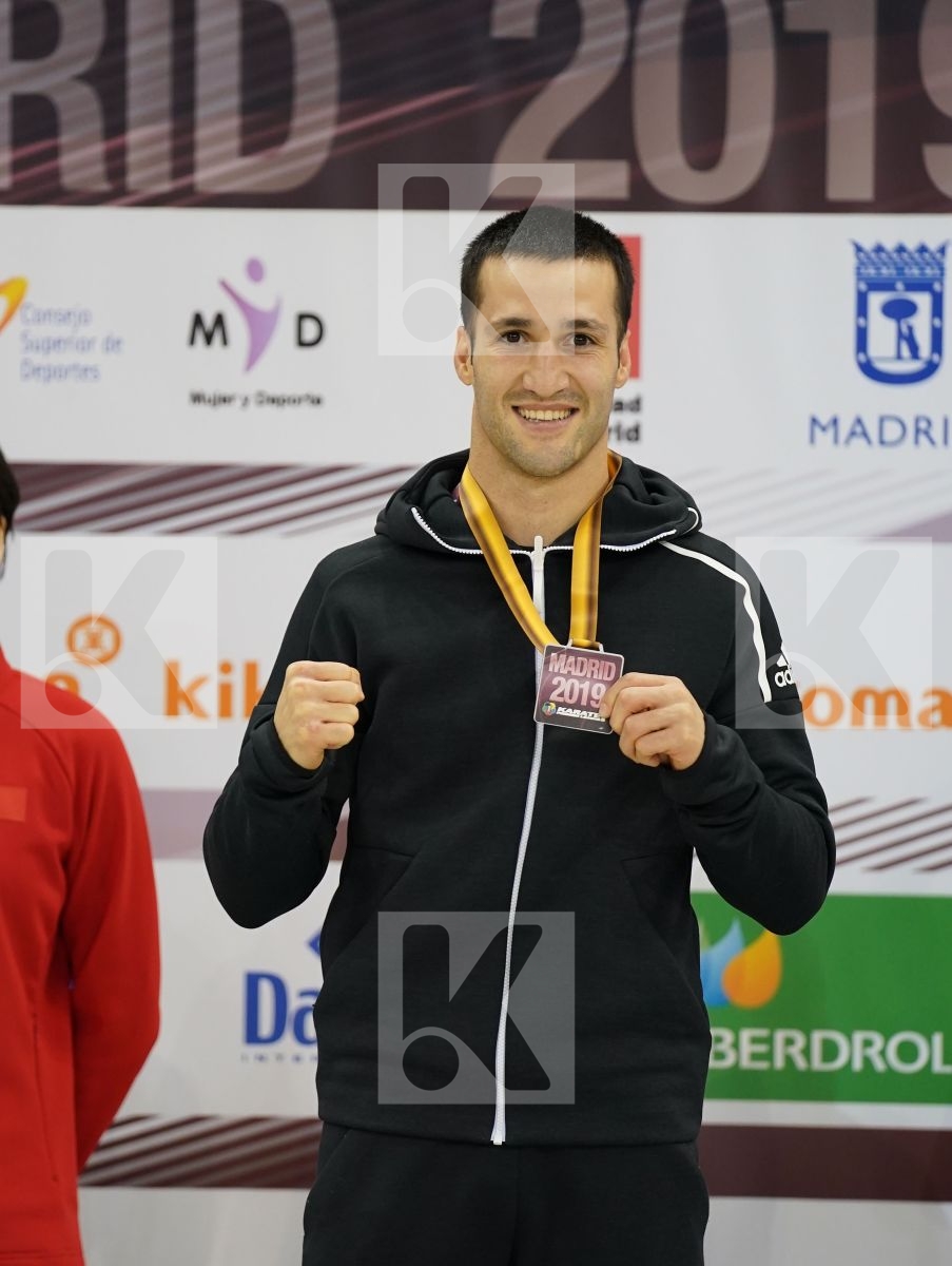MEHDIZADEH AMIR (ISLAMIC REPUBLIC OF IRAN) during podium ceremony