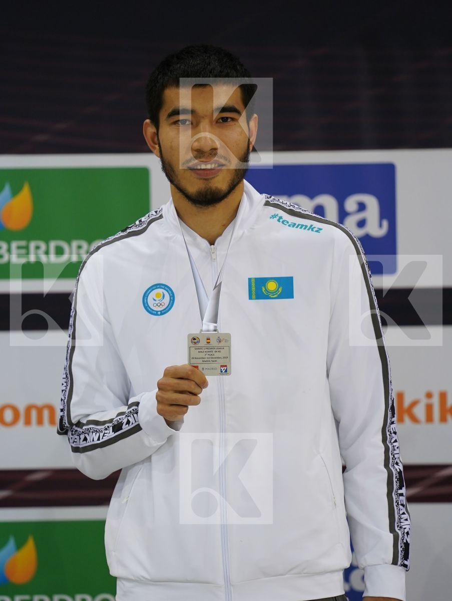 YULDASHEV DANIYAR (KAZAKHSTAN) during podium ceremony