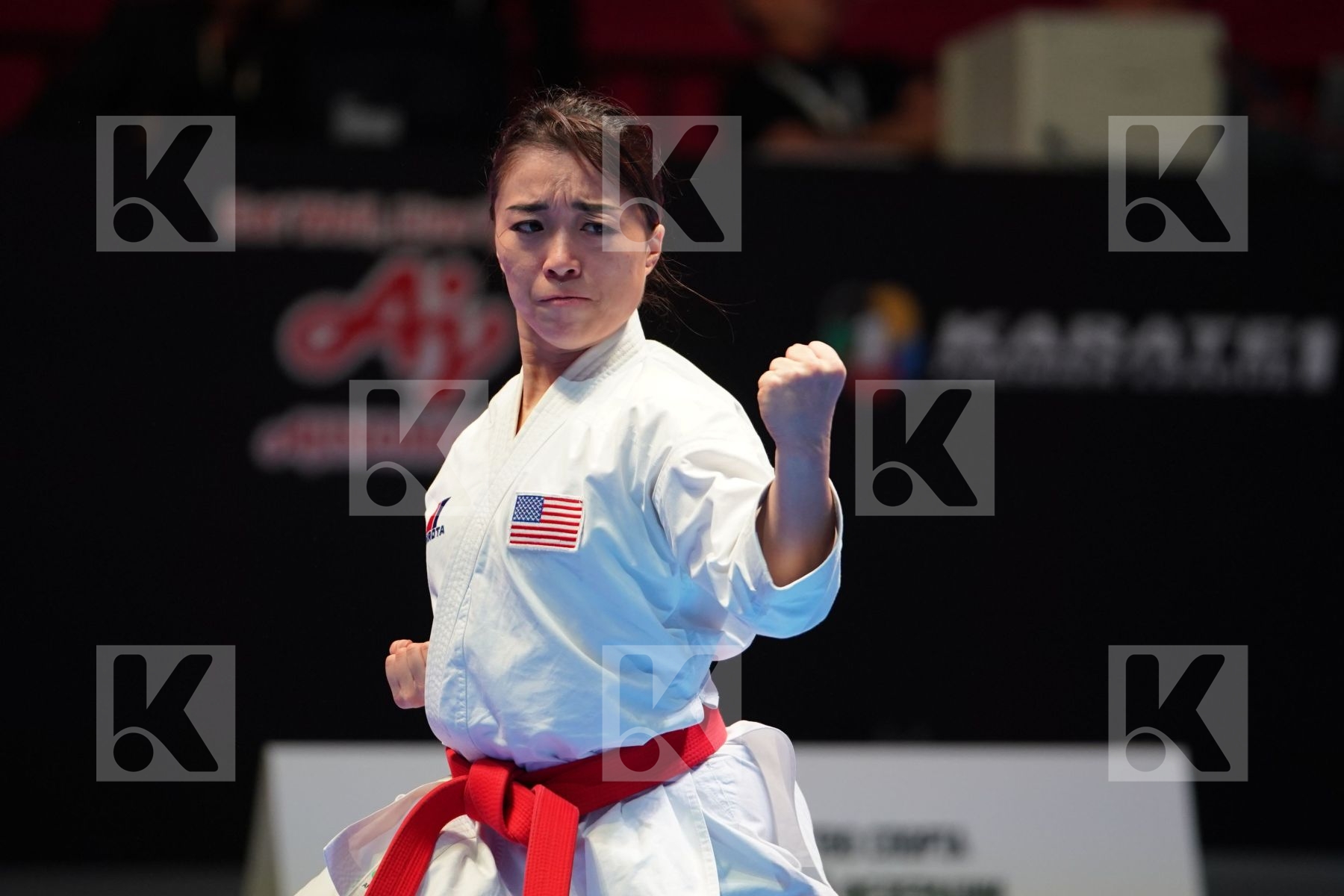 KOKUMAI SAKURA (UNITED STATES OF AMERICA) in Senior Female Kata - Bronze bout