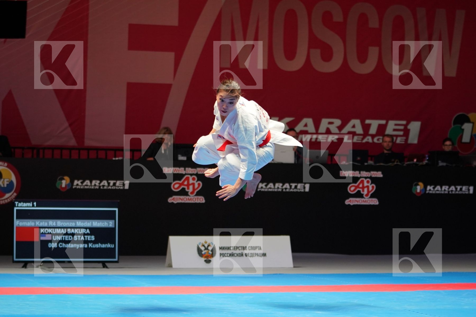 KOKUMAI SAKURA (UNITED STATES OF AMERICA) in Senior Female Kata - Bronze bout