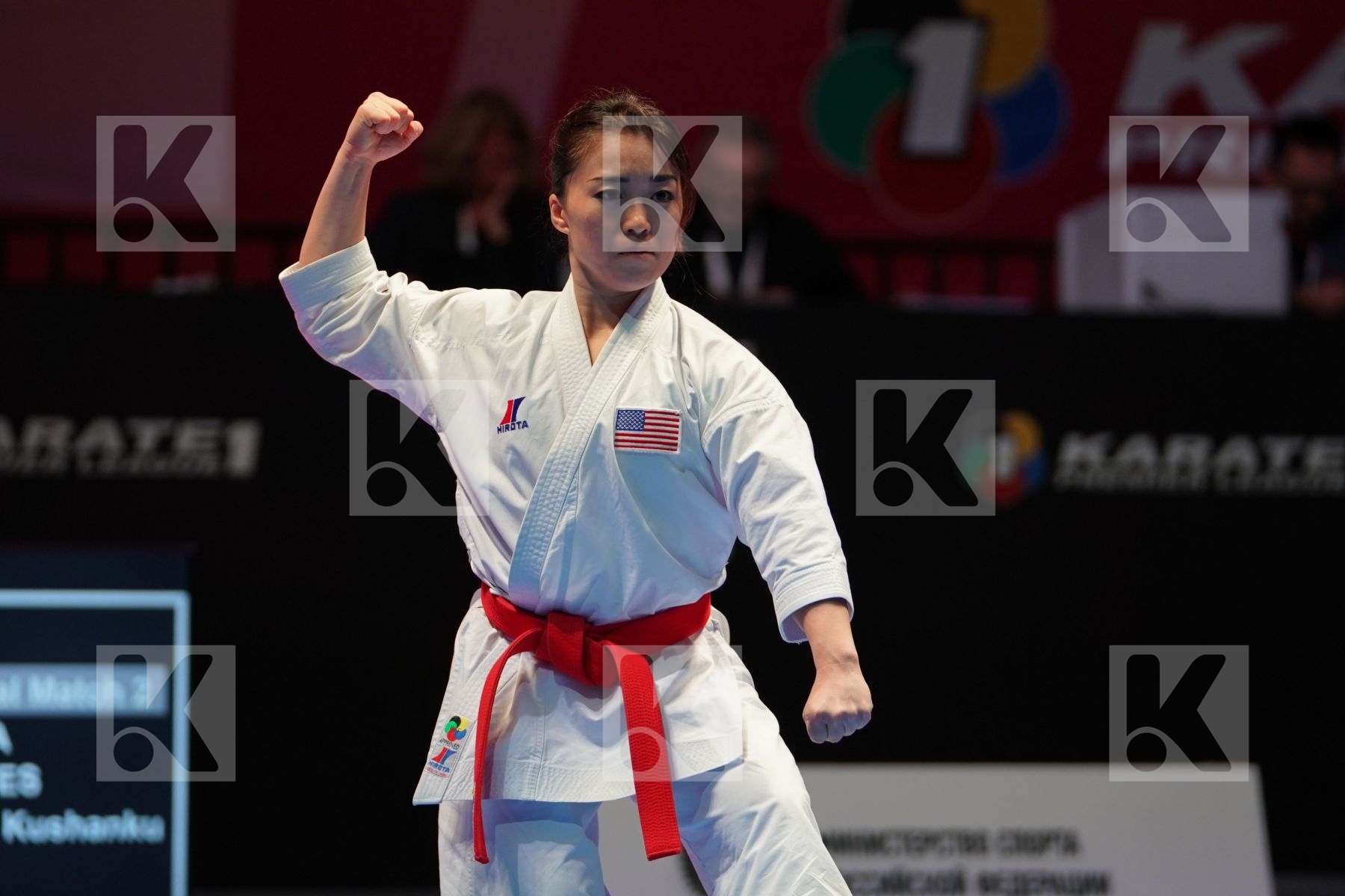 KOKUMAI SAKURA (UNITED STATES OF AMERICA) in Senior Female Kata - Bronze bout