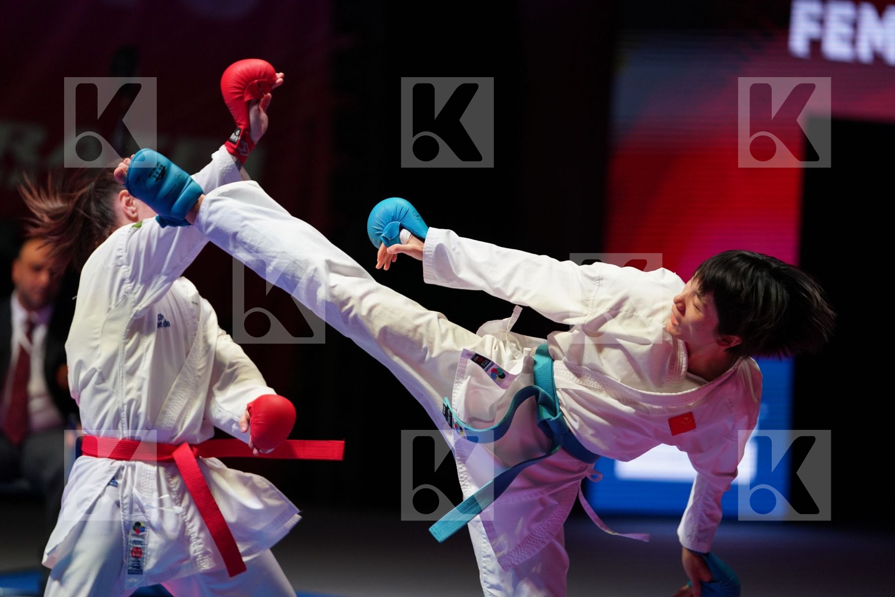 GOMEZ MORALES NADIA (SPAIN) vs LI RANRAN (CHINA) in  - Bronze bout