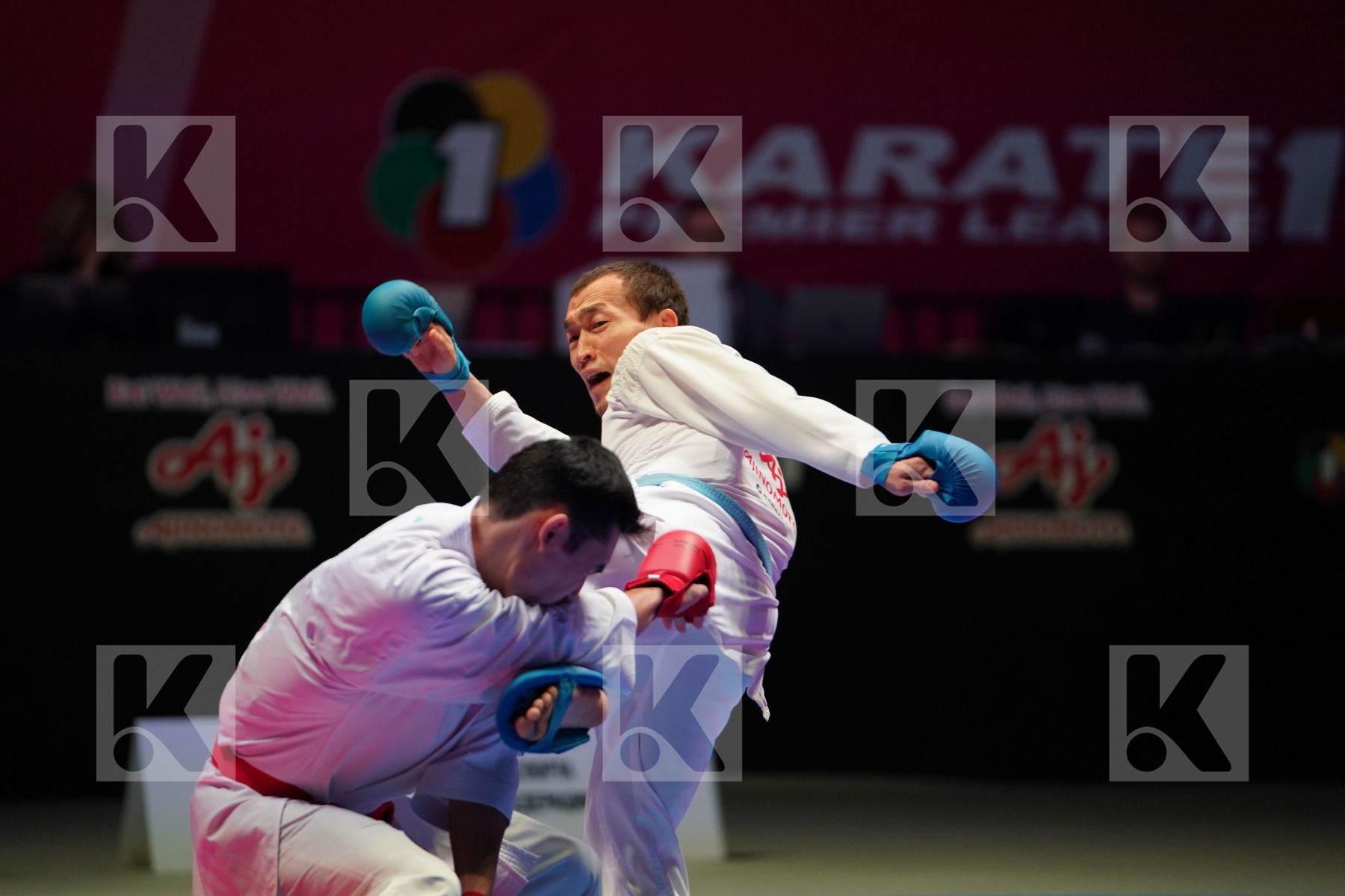 SHYMYRBEKOV DAULET (KAZAKHSTAN) vs ASSADILOV DARKHAN (KAZAKHSTAN) in Senior Kumite -60 Kg - Bronze bout
