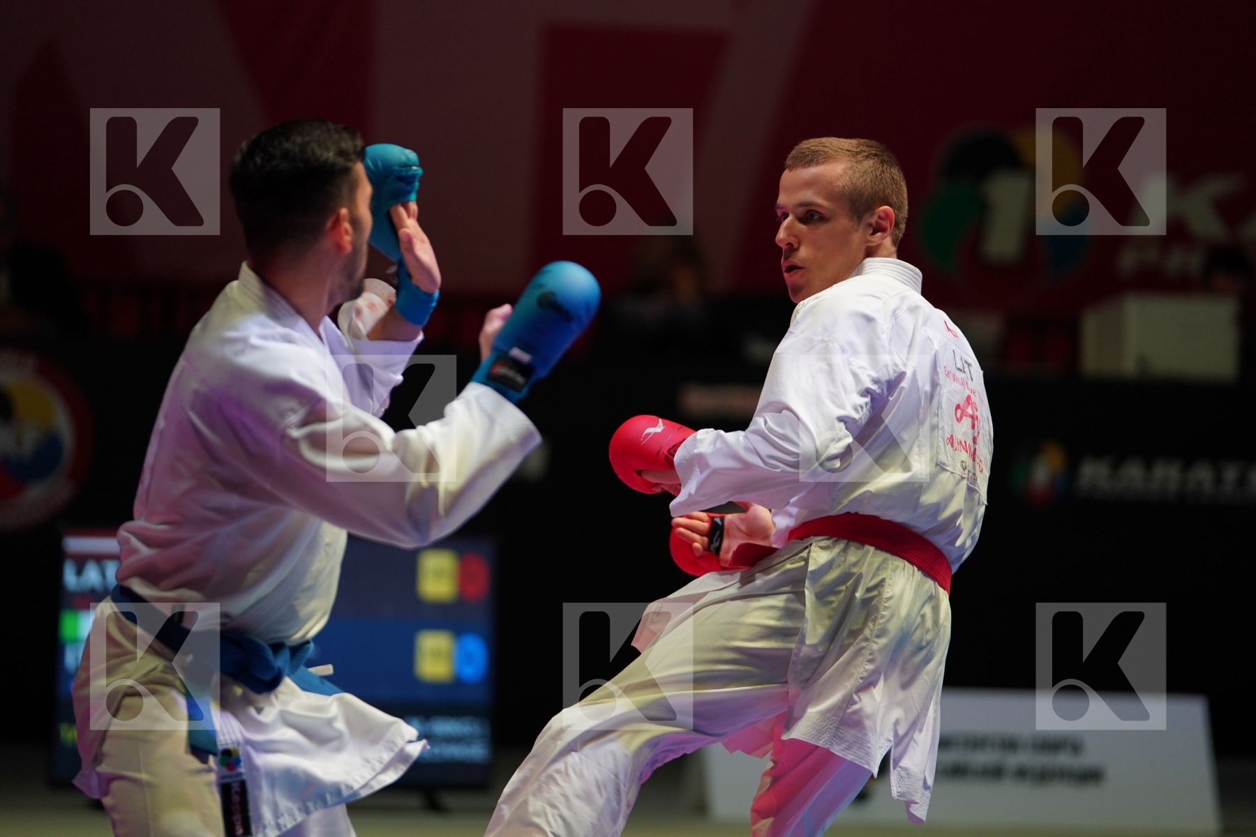 KALNINS KALVIS (LATVIA) vs CRESCENZO ANGELO (ITALY) in Senior Kumite -60 Kg - Bronze bout