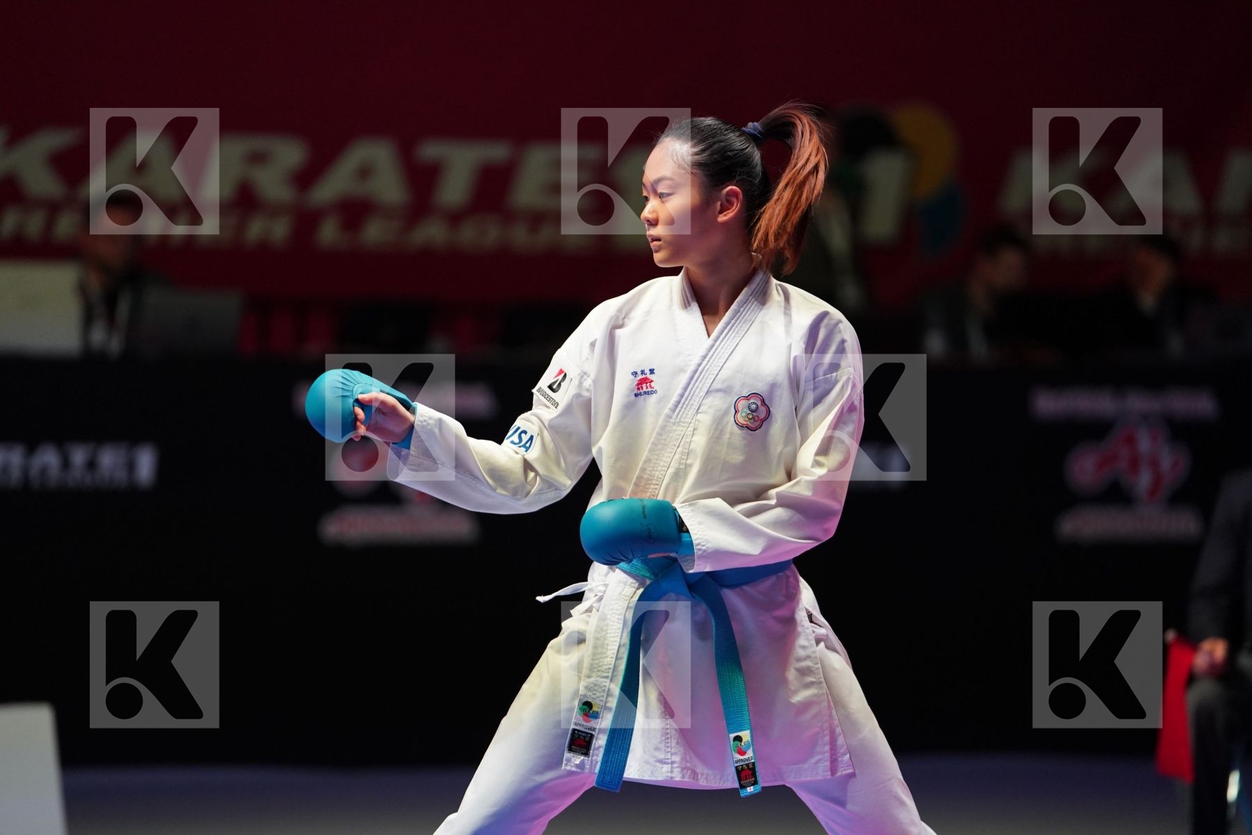 SERIKOVA ASSEL (KAZAKHSTAN) vs WEN TZU-YUN (CHINESE TAIPEI) in Senior Kumite -55 Kg - Bronze bout
