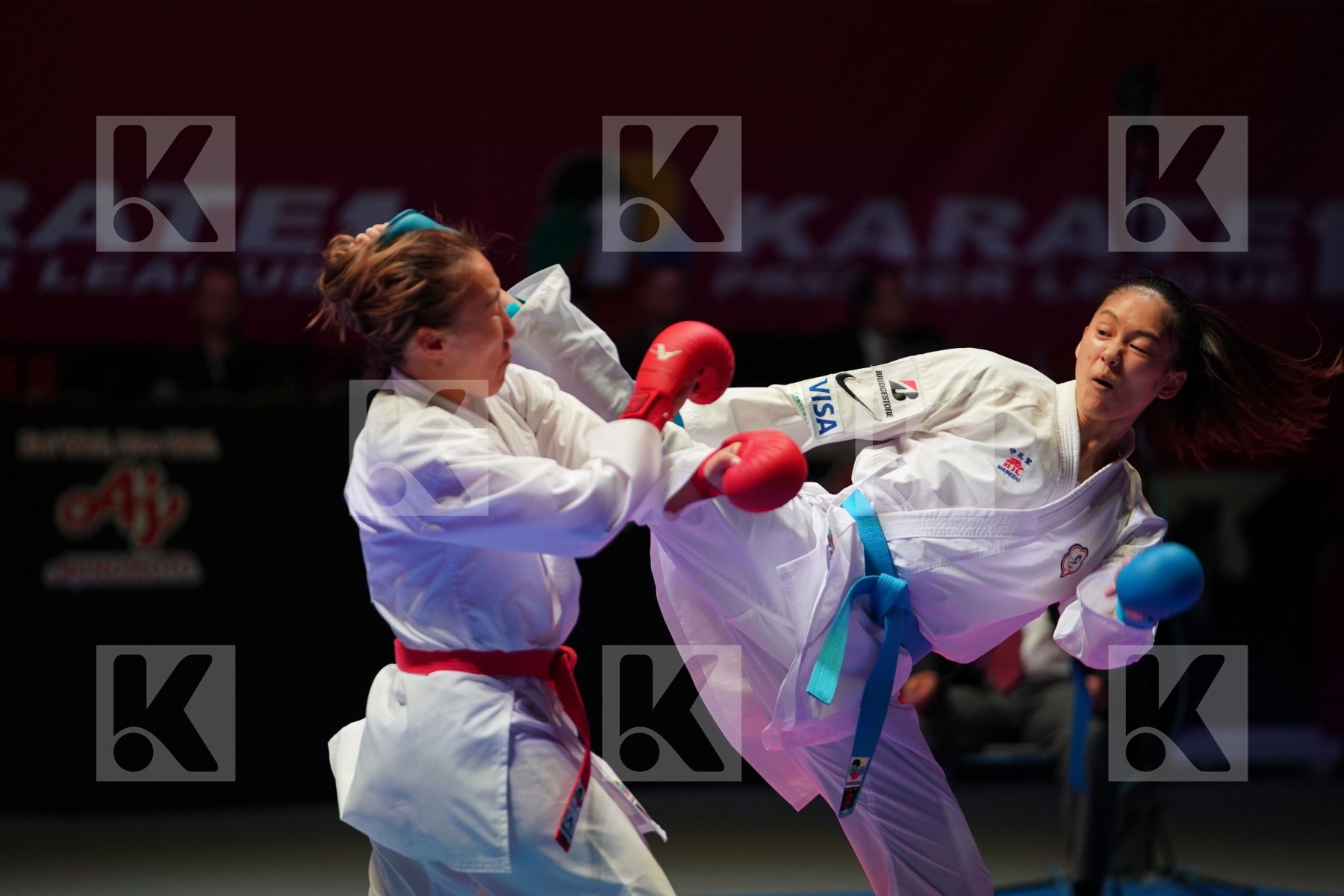 SERIKOVA ASSEL (KAZAKHSTAN) vs WEN TZU-YUN (CHINESE TAIPEI) in Senior Kumite -55 Kg - Bronze bout