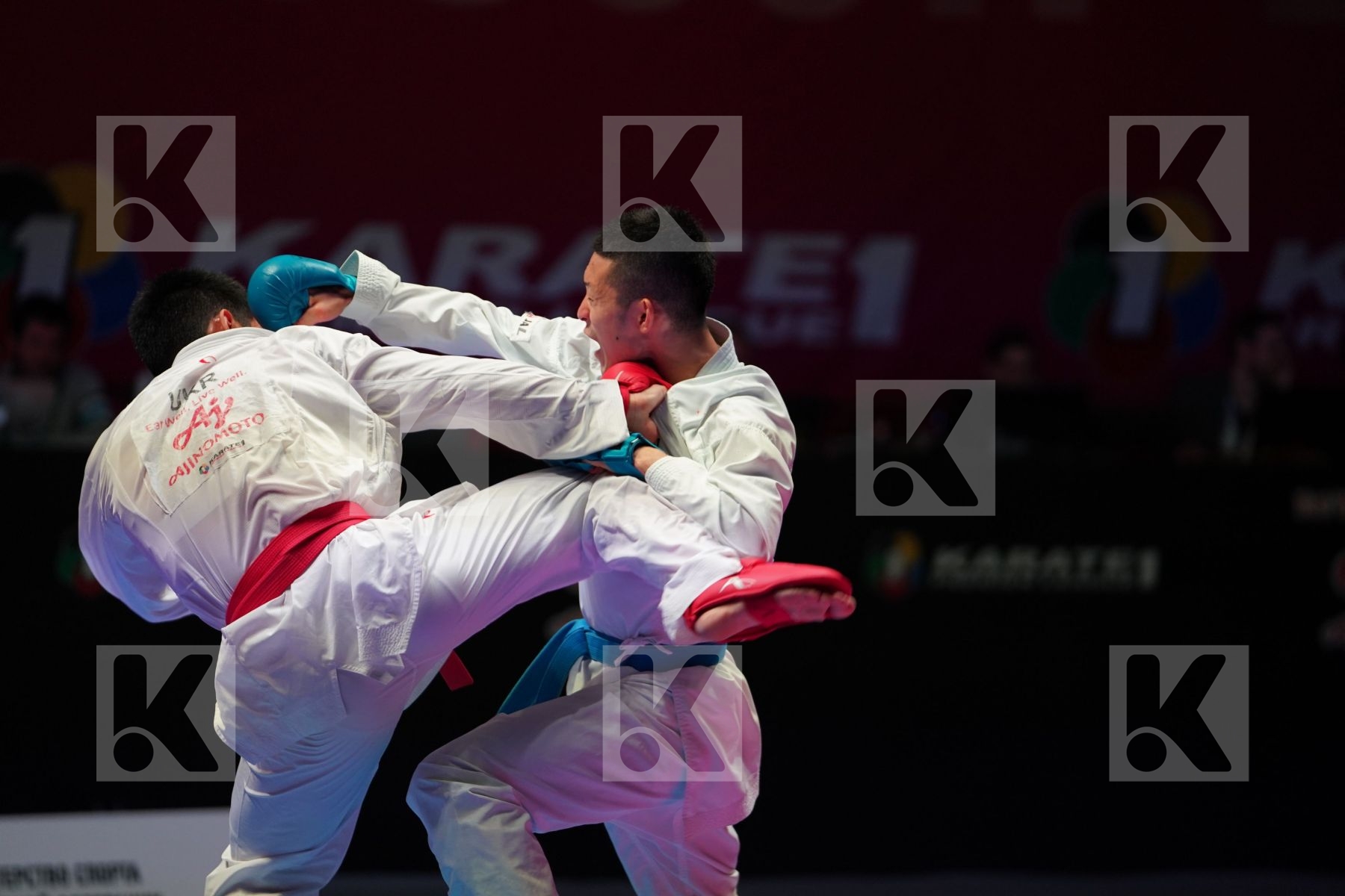 PAK HNAT (UKRAINE) vs FUNAHASHI MASAMICHI (JAPAN) in Senior Kumite -67 Kg - Bronze bout
