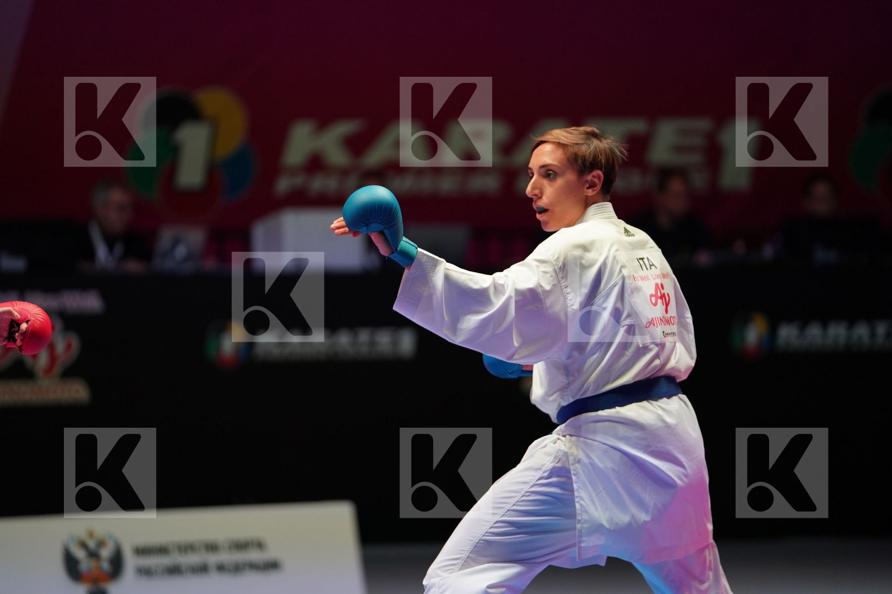 ELTEMUR EDA (TURKEY) vs SEMERARO SILVIA (ITALY) in Senior Kumite -68 Kg - Bronze bout