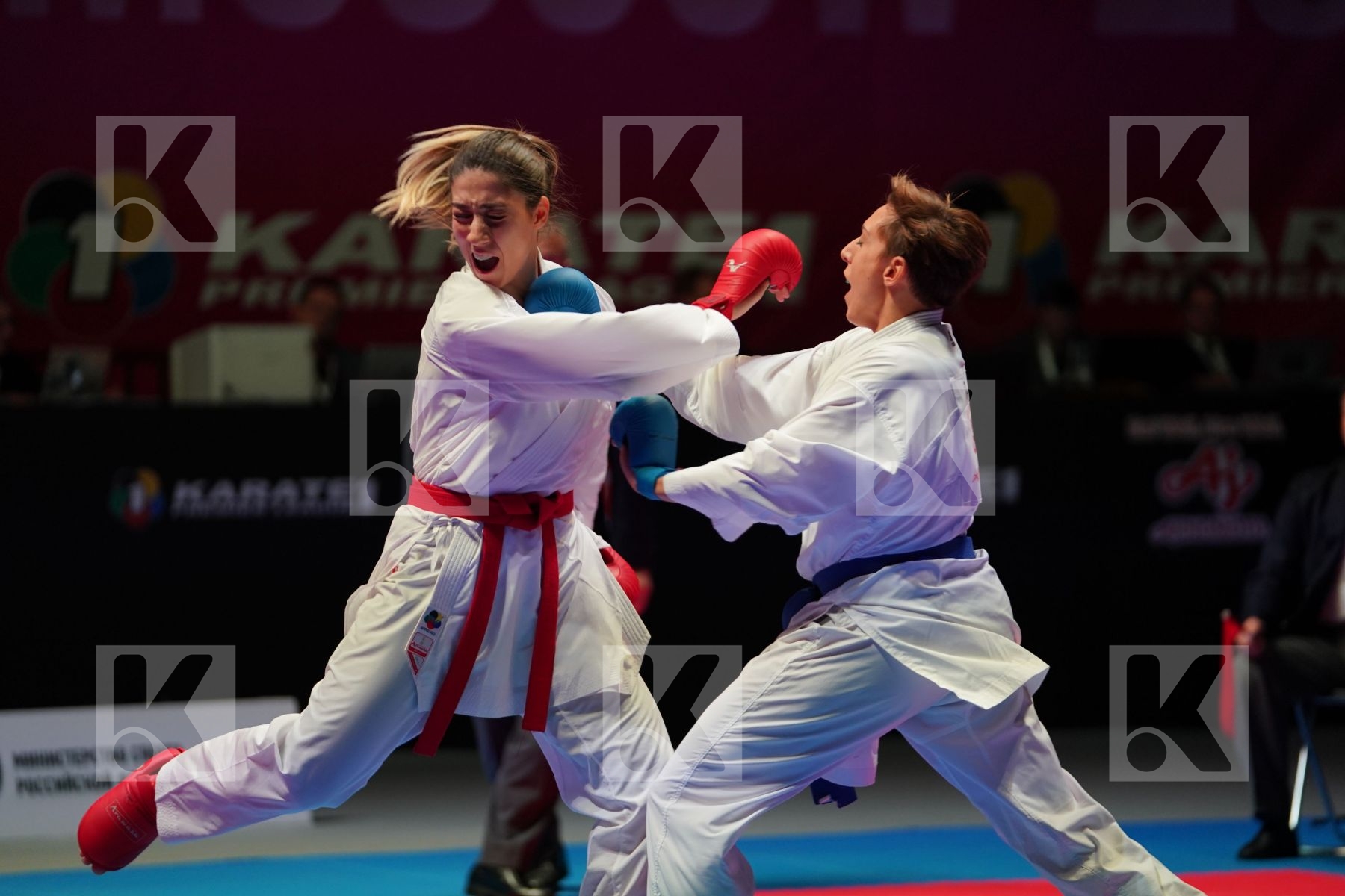 ELTEMUR EDA (TURKEY) vs SEMERARO SILVIA (ITALY) in Senior Kumite -68 Kg - Bronze bout