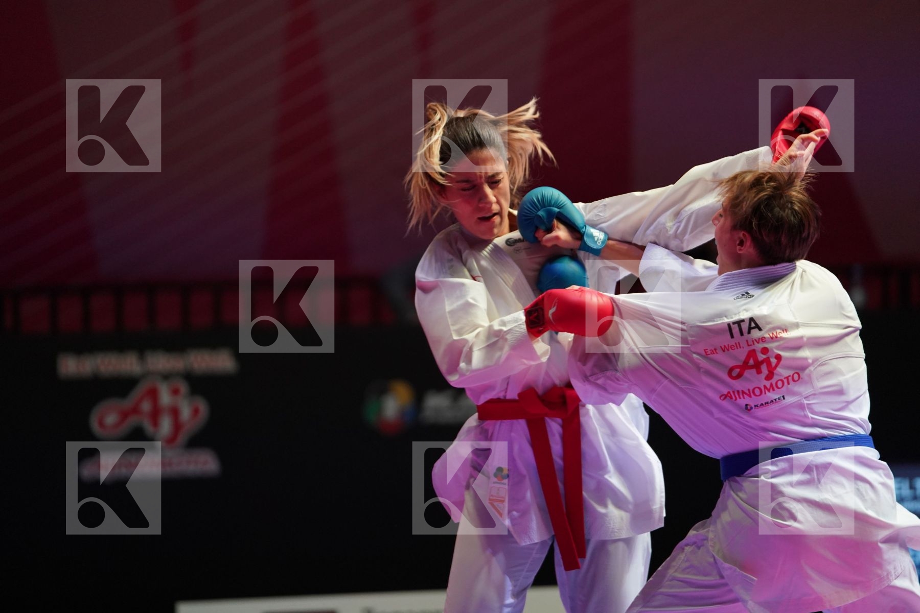ELTEMUR EDA (TURKEY) vs SEMERARO SILVIA (ITALY) in Senior Kumite -68 Kg - Bronze bout