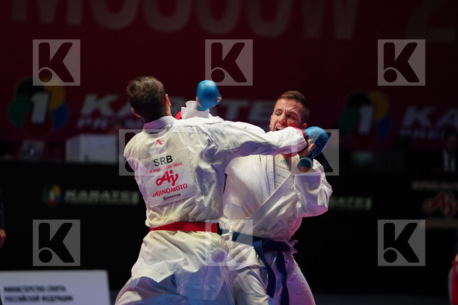 MIJALKOVIC UROS (SERBIA) vs DA COSTA JESSIE (FRANCE) in Senior Kumite -84 Kg - Bronze bout
