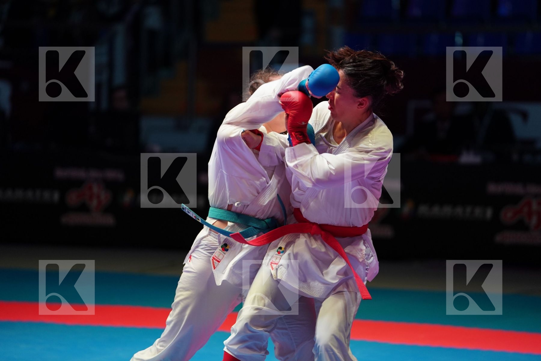 HOCAOGLU AKYOL MELTEM (TURKEY) vs BERULTSEVA SOFYA (KAZAKHSTAN) in Senior Kumite 68+ Kg - Bronze bout