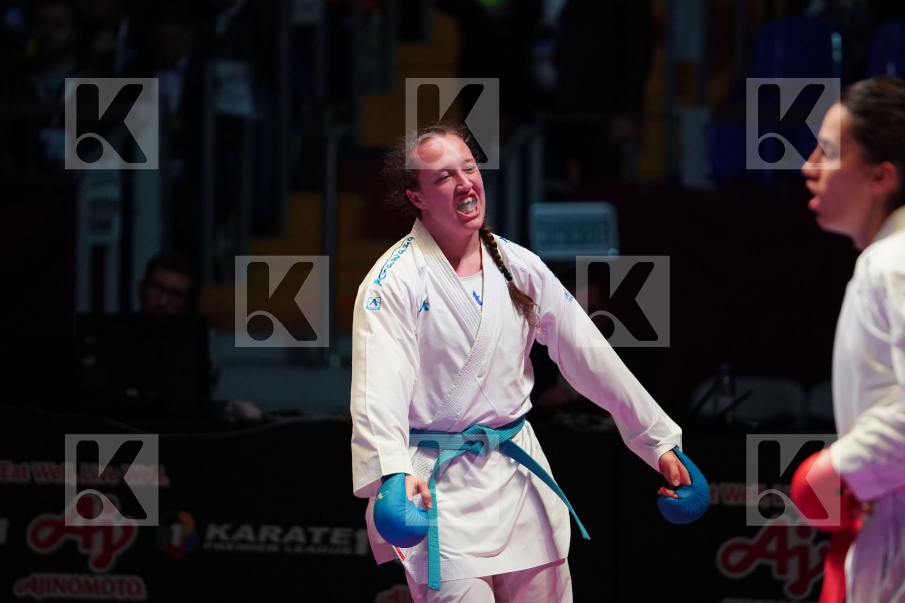 HOCAOGLU AKYOL MELTEM (TURKEY) vs BERULTSEVA SOFYA (KAZAKHSTAN) in Senior Kumite 68+ Kg - Bronze bout